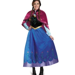 Halloween kostym vuxen kvinna Prinsessan Anna klassisk kostym L> Dräkter