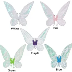 Halloween Kostymer Fevingsklänning - Vingar vita SQBB_max> Tillbehör