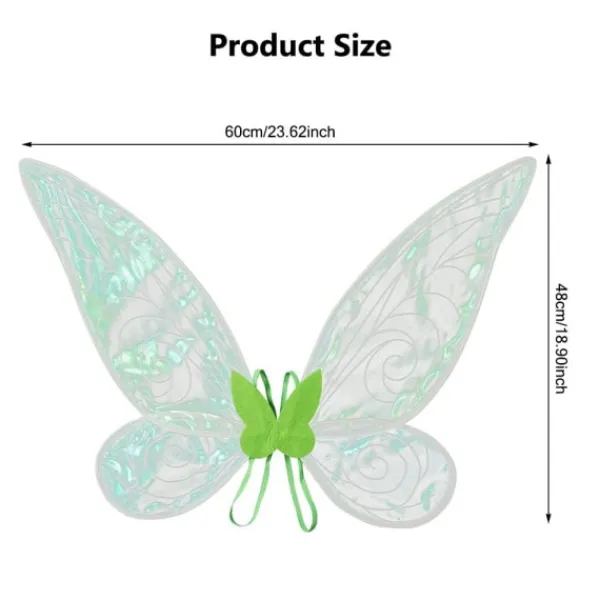Halloween Kostymer Fevingsklänning - Vingar vita SQBB_max> Tillbehör