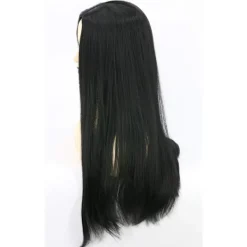 Halloween Kostymer Svart Rak Lång Peruk><noscript><img width=