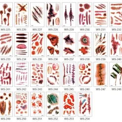 TOPSTAR Halloween kostymfest kostymer, tillbehör, rekvisita one size fits all> Smink