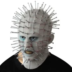 Halloween kreativ Hellraiser-mask, skräckspöke, huvudöverdrag, nagelmask (FMY) Bildfärg-XA One size> Masker