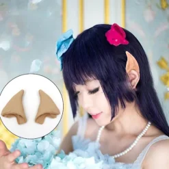 Halloween Latex Elf Ears Elven Ears Rekvisita LJUS FÄRG LJUS Light color><noscript><img width=