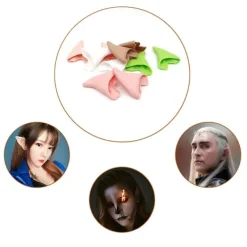 Halloween Latex Elf Ears Elven Ears Rekvisita LJUS FÄRG LJUS Light color><noscript><img width=