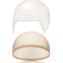 Halloween Latex Skallig Huvudbonad Utan Rakning - Vit[CO]> Peruker