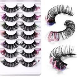 Halloween lösögonfransar Färgade lösögonfransar Ögonfransar><noscript><img width=