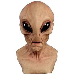 Halloween Läskig Latex Ufo Stora Ögon Helhuvud Party Mask För Vuxna Maskerad Kostym Party Cosplay Mask -FA-> Masker