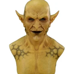 Halloween Läskig Mask Latex Gul Imp Demon Mask Goblins Clown Halloween Spöke Vampyr Cosplay Kostym Masker> Masker