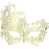 Halloween Mask - Mardi Gras Party Mask - Metall Lady Ball Mask> Masker