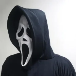 Halloween Mask Demon Skrikande Ghostface Mask Rolig Dödsmask Skräck Dödskalle Mask Manus Dödande Dekorativa Halloween-festtillbehör><noscript><img width=