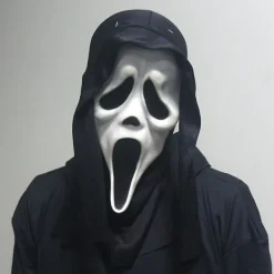 Halloween Mask Demon Skrikande Ghostface Mask Rolig Dödsmask Skräck Dödskalle Mask Manus Dödande Dekorativa Halloween-festtillbehör><noscript><img width=