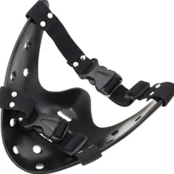 Halloween Mask Hannibal Lecter Mask Läskig Halloween Rollspel Realistisk Skräck Mördare Mask Halv Ansikte Huvudbonad Harts-FY><noscript><img width=