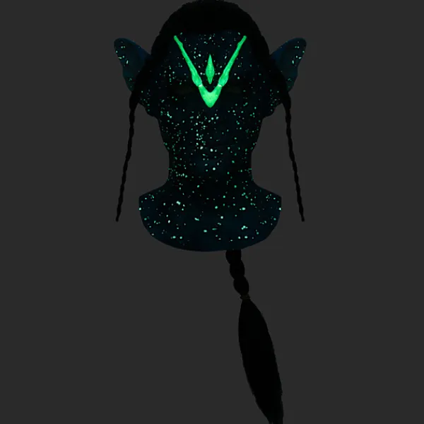 Halloween mask latex huvudbonader lysande samma Avatar> Masker