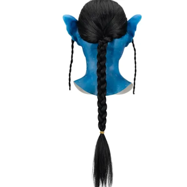 Halloween mask latex huvudbonader lysande samma Avatar> Masker