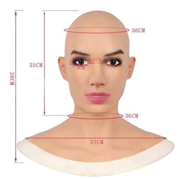 Halloween Mask Realistisk Kvinnlig Latex Mask Cosplay Queen> Masker