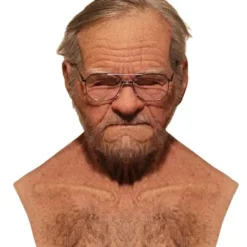 Halloween mask realistisk gammal man latex fest cosplay mask rekvisita> Masker