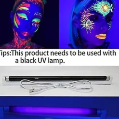 Halloween maskerad logotyp ansiktsmålning> Smink