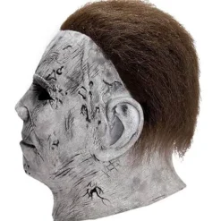 Halloween Michael Myers Mask Hemsk Skrämmande Cosplay Kostym><noscript><img width=