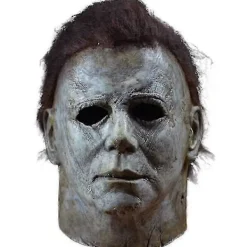 Halloween Michael Myers Skräck Latex Mask Huvudbonad Party Rekvisita Det gråa ansiktet Mike> Masker