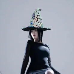 Halloween Party Dekorationer - Häxhattar & Plommonstop - 12-pack><noscript><img width=