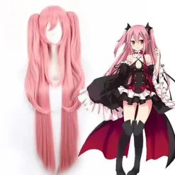 Halloween Peruk Anime Cosplay Krul Tepes Peruk 100cm Långt Rakt Hår Hästsvans Owari No Seraph Of The End Halloween Syntetisk Peruk + Perukmössa-Perfet | Fyndiq> Peruker