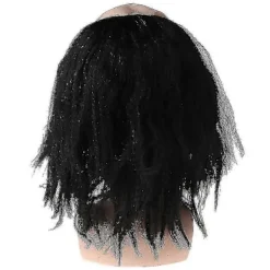 Halloween Peruker Flintskalligt Hår Maskerad Kostymfest Rolig Cosplay Prop Svart/vit><noscript><img width=