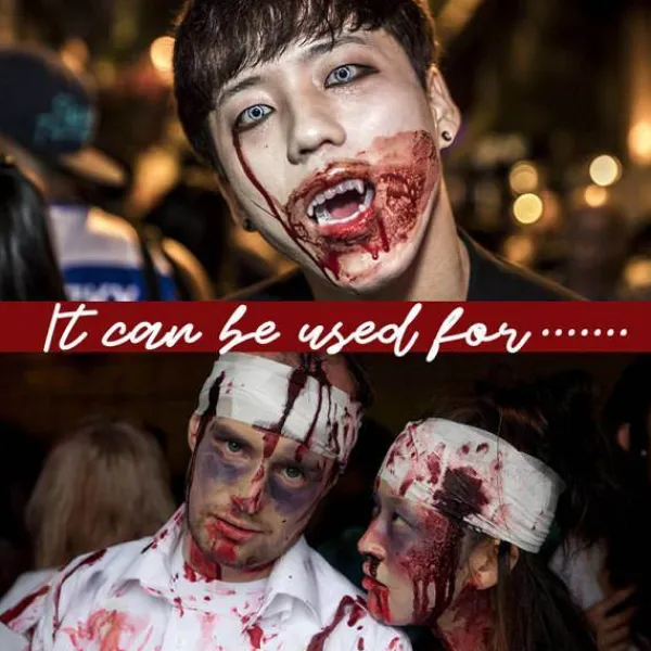 Halloween Plasma Spray Simulering Vampyrblod Zombieblod> Smink