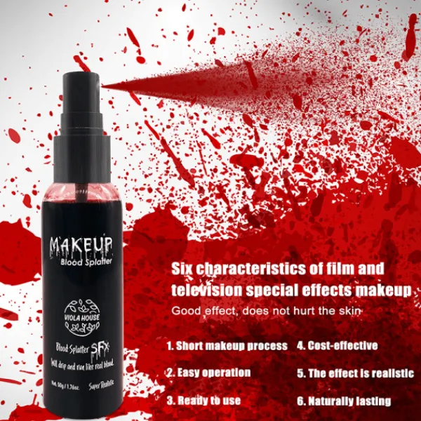 Halloween Plasma Spray Simulering Vampyrblod Zombieblod> Smink