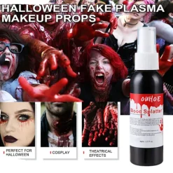 ATELA Halloween plasma spray vampyr zombie blod smink rekvisita atmosfär> Smink