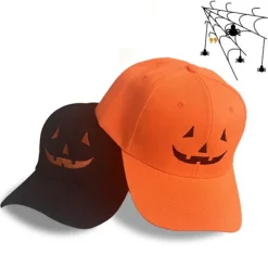 Halloween Pumpa Basebollkeps Casual Duckbill Kep Halloween Present> Huvudbonader