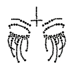 LAIQIANKUA Halloween pumpa Makeup Inspiration Ansiktsprydnad klistermärke><noscript><img width=