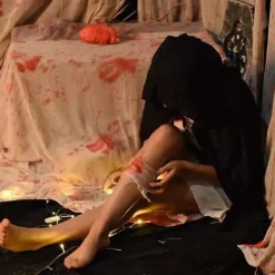 Halloween rekvisita blodig bandage (8*10CM)-33> Tillbehör