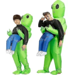 Blueday Halloween rolig prestanda rekvisita Alien uppblåsbara kläder Tecknad dockor Barn Vuxen Fest Festival Scen Tecknad docka Heminredning | Fyndiq> Dräkter