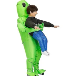 Blueday Halloween rolig prestanda rekvisita Alien uppblåsbara kläder Tecknad dockor Barn Vuxen Fest Festival Scen Tecknad docka Heminredning | Fyndiq><noscript><img width=