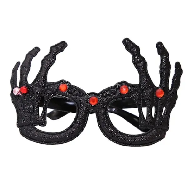 Halloween Roliga Glasögon Festdekoration Skalle Hand Bat Glasögonram> Tillbehör