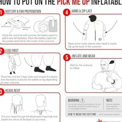 Halloween Rollspel Utomjording Uppblåsbar Kostym Rollspel - Ba Children (110-145cm)><noscript><img width=