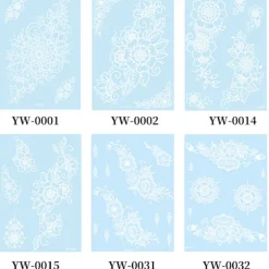 Halloween självlysande tatueringar> Smink