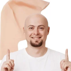 Halloween Skallig Peruk Latex Skallig Peruk För Män Kvinnor Halloween Kostymer, Skallig Perukhatt För Vuxna Kostym Halloween Makeup Kostymtillbehör> Huvudbonader