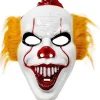 Halloween Skräck Clownmask - 3D Mask | Andningsbar Halloween Killer Clownmask för Barn> Masker