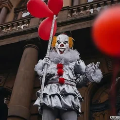 Halloween Skräck Clownmask - 3D Mask | Andningsbar Halloween Killer Clownmask för Barn><noscript><img width=