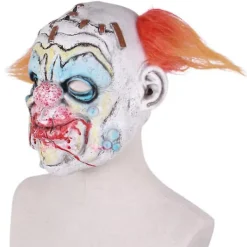 Halloween Skräck Mask Vuxen Läskig Djävul Cosplay Rekvisita Zombie Mask Halloween Kostymfest Rekvisita><noscript><img width=