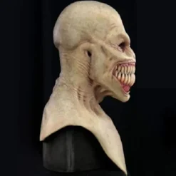 Halloween skräckmask, läskig full huvudmask, latex nyhetständer skräckmasker, Halloween clown ansiktsmask, täckt> Masker