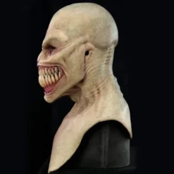 Halloween skräckmask, läskig full huvudmask, latex nyhetständer skräckmasker, Halloween clown ansiktsmask, täckt><noscript><img width=
