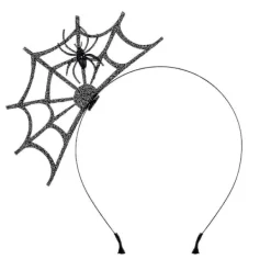 Halloween Spindelväv Spindelväv Halloween Fest Huvudbonad (svart Spindel)> Huvudbonader
