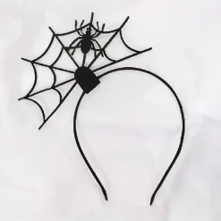 Halloween Spindelväv Spindel Spindelnät Halloween Fest Huvudstycke (svart Spindel)> Huvudbonader