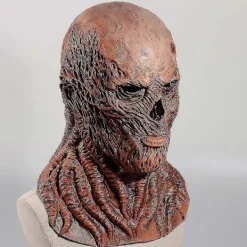 Het rea Halloween Stranger Things Säsong 4 Vecna Cosplay Mask Huvudbonad Vuxen Skräck Demon Monster Djävul Latex Mask Kostymfest Rekvisita-Glad><noscript><img width=
