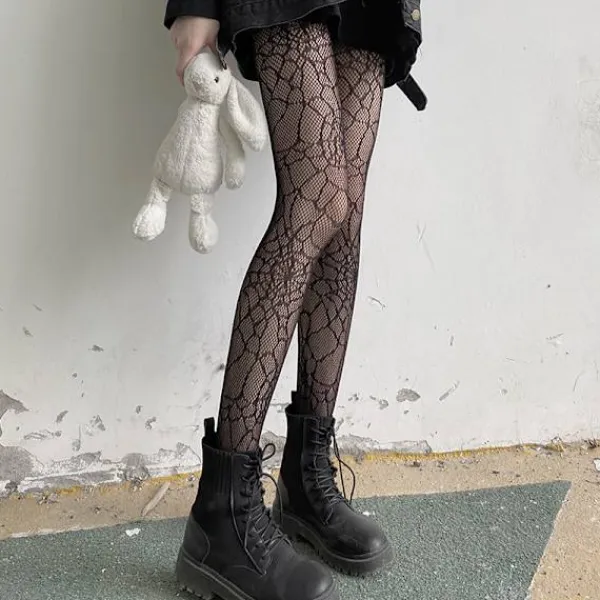 Halloween Strumpbyxor för kvinnor Spindelnät Bodysuit Witch Fancy Dres> Tillbehör