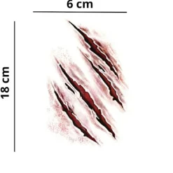 Halloween Tatuering Rivmärken Enkel Användning 4> Smink