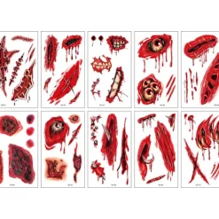 Halloween Temporära Tatueringar för Barn - Pumpor Spindlar & Döskallar [YDE] Spider><noscript><img width=