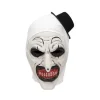 Halloween Terrifier Mask Clown Mask Läskig Joker Kostym Halloween Skräck Läskig Mask för Vuxna Män Kvinnor‘-OP> Masker